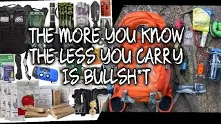 The More You Know The Less You Carry Is Bad Prepping Advice- Knowledge Alone Wont Save You
