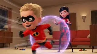 Speed vs Control — Dash Escapes While Violet Reacts Too Late | The Incredibles Animation ⏱️⚡