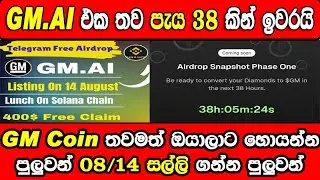 GM.AI Airdrop listing on 14th August 2024 | How to join And complete tasks | How to Wallet Connect