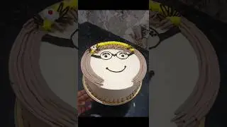 face cake design #shorts #cake #viral #trending