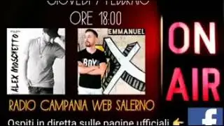 Spot Intervista Radio Campania Web Salerno Alex Moschetto e Emmanuel