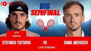 ATP LIVE DANIIL MEDVEDEV VS STEFANOS TSITSIPAS ATP VIENNA OPEN 2023 TENNIS PREVIEW STREAM