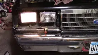 Установка новой фары в Crown Vic