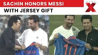 Sachin Tendulkar Gifts Lionel Messi His Iconic No. 10 Jersey at Wankhede