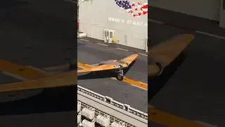 Horten Ho 229 &ldquo;Wood&rdquo; Takes Off from a U.S Aircraft Carrier?! Unreal Carrier Launch #shorts #aviation