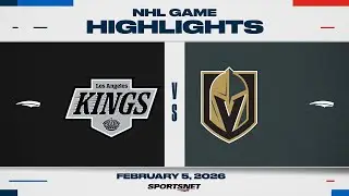 NHL Highlights | Kings vs. Golden Knights - February 5, 2026
