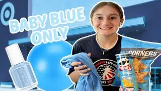 BABY BLUE ONLY  🐋💎 NO BUDGET 🤑 SHOPPING CHALLENGE