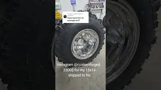 custom forged 15x14s and 33x14 Boggers going on my 1978 GMC K15