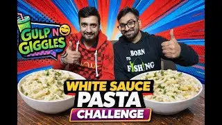 White Sauce Pasta Challenge | Gulp N Giggles | Brother V. Brother