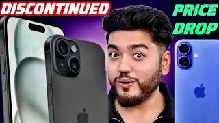 Apple Discontinued iPhone 15🚨 iPhone 16 Official Price Dropped🔥 iPhone 17 series Indian pricing🔥