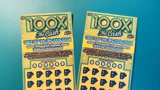 TWO 100X THE CASH SCRATCH OFFS FROM THE FLORIDA LOTTERY