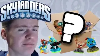 TESTING AND USING SOME NEW SKYLANDERS FROM A MYSTERY BOX!!!