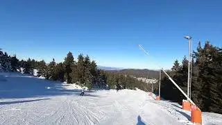 Kopaonik piste 4b, 2024 december 31, great skiing for advanced beginners