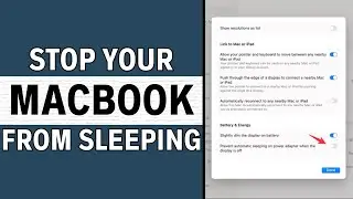 How to Turn Off Auto Sleep on ANY Mac | Latest Guide