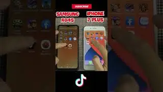 Sam Sung Galaxy A04s vs Apple Iphone 7 Plus  Speed Test Tiktok, Please subscribe  #shorts
