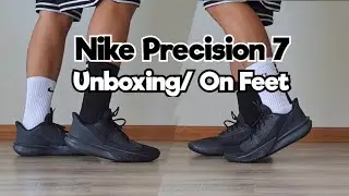 NIKE PRECISION 7 TRIPLE BLACK. UNBOXING & ON FEET.