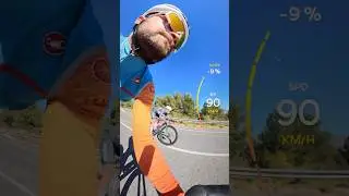 90km/h is not enough 🤯 #procycling #downhill #roadbike