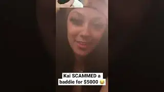 Kai Cenat scams a BADDIE for $5000 during Adin Ross e-date 😂 #shorts