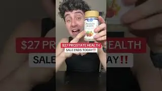 Prostate Health Supplement Sale Ending Today!#prostatehealth #supplements #healthyliving