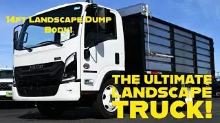 2025 Isuzu NPR Diesel &mdash; The Ultimate Work Truck? | 14ft Landscape Dump Body