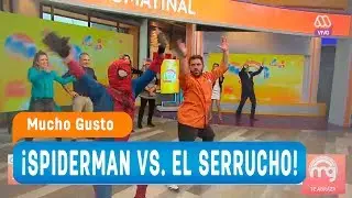 &iexcl;Spiderman vs. El Serrucho en un duelo de baile! - Mucho gusto 2018