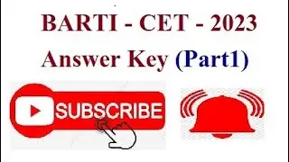 BARTI - IBPS - CET 2022-23 (बार्टी-IBPS बॅच 2022-23) part1