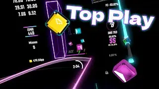TOP PLAY on a SPEED TECH MAP | CLOSE YOUR EYES [Beat Saber]