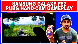 SAMSUNG GALAXY F62 PUBG #HANDCAM GAMEPLAY