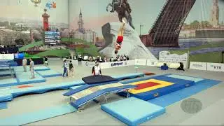 GRAY Rhys (GBR) - 2018 Trampoline Worlds, St. Petersburg (RUS) - Qualification Double Mini R1