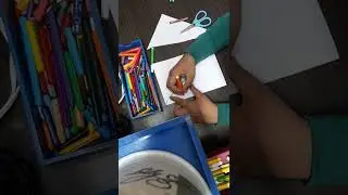 #My first video# Making father birthday card [Craft with Sam]