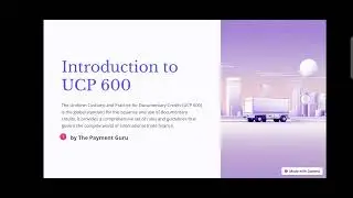 UCP 600 | Trade Finance| #ThePayementGuru