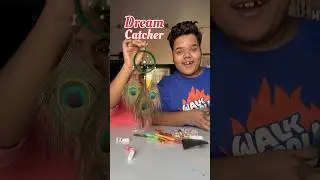 My Sister Vs Me : Who will make the best Dream Catcher from Waste Material #shorts