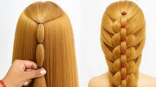 😍Easy Double Braid Hairstyle for Long Hair | Beautiful Braided Hair Tutorial