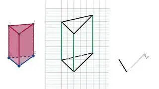Comment dessiner un prisme droit