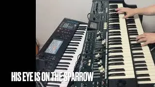 His eye is on the sparrow played by Hammond skx pro #hammond #gospel #organ