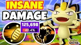 Meowth pokemon unite gameplay | speedster gameplay #pokemon #meowth #crisheroes 