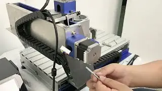 Unboxing demo Metal Engraving Cnc Machine Wood Phone Case Making router Tabletop type Part 1