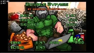 Doom II: Junk Food map 10, Double Bypass (UV-Max in 1:47)