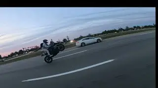 RIPPIN the streets on that gsxr