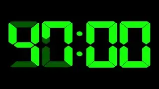 47 MINUTES countdown digital timer with special alarm sound