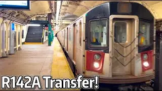 ⁴ᴷ⁶⁰ R142As Passing 190th Street on the A line