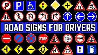 Learn Traffic Signs in English | Road Signs Vocabulary for Drivers | English Driving Vocabulary