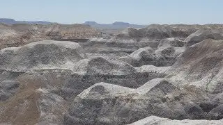 PAINTED DESERT - BLUE MESA TRAIL Part 2 - Scenes from Petrified Forest National Park ARIZONA 4K