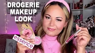 DROGERIE MAKEUP LOOK✨Full Face Essence Cosmetics 💕 | Pink Summer Makeup Look | The Tays |