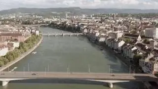 Flight over Basel, St. Johann