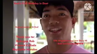 Throw back:1st Birthday Celebration ni Roel sa Daet. He was very emotional. Pinsan Rab surprised him