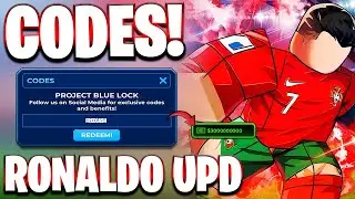 *⚽CR7* НОВЫЕ КОДЫ ОБНОВЛЕНИЯ ВСЕХ РОНАЛДУ ДЛЯ PROJECT BLUE LOCK! КОДЫ ROBLOX PROJECT BLUE LOCK
