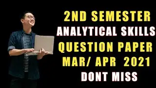 4th sem analytical skills question paper|degree 4th sem reasoning question paper||analytical skills|