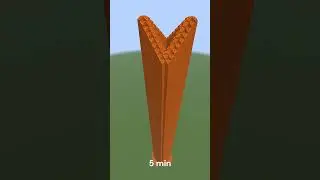 Lava Casting Time-Lapse ⏩🧱 | So Smooth! #minecraftbuilding #shorts
