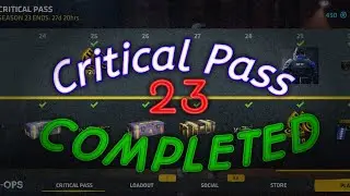 Critical Pass 23 COMPLETED + Case Opening | Critical Ops